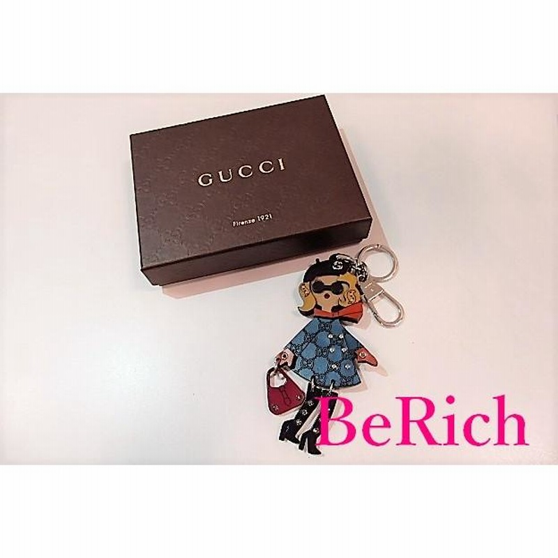 美品 グッチ GUCCI キーホルダー キーリング バッグチャーム