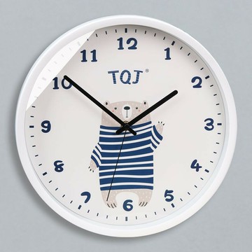 免運/公司貨 鐘 掛鐘 兒童房時鐘 靜音壁掛客廳卡通墻表石英鐘 臥室家用免打孔時尚鐘 表 可開發票 全館五折 工廠現貨直銷 新品特價 z11011