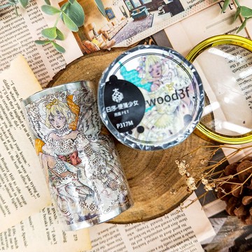 NO.317 日序-便箋少女 Note Girl / 紙膠帶 Masking Tape