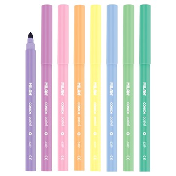 MILAN 兒童可水洗彩色筆 5mm  8色  1盒