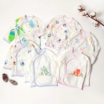 2件組-寶寶透氣網眼洞洞綁帶肚衣(3M/6M)。清爽透氣宜人。MIT藍粉