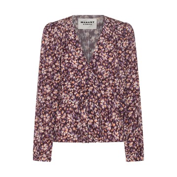 Marant Etoile - Purple And Orange Top