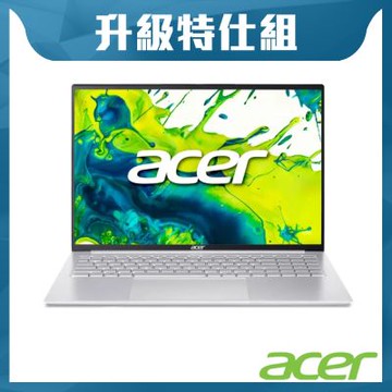 ACER 宏碁 Swift Lite SFL16-41M-R10R 16吋輕薄AI特仕筆電 銀(R5 240/16GB/4TB SSD/W11)