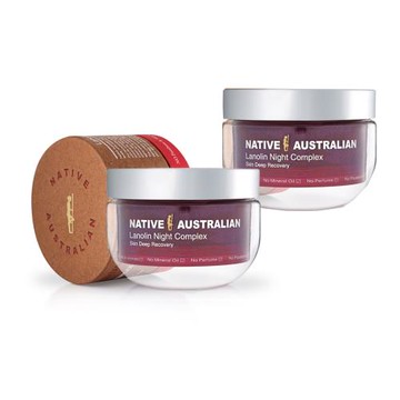 澳洲NATIVE  綿羊脂深層呵護綜合夜霜 -150gx2入組(深層養護系列) 即期品-2026年8月到期