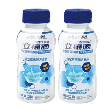 Nestle 立攝適 均康優纖完整均衡營養配方 250mlx24瓶/箱 (2箱+贈4瓶) 原味口味