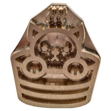 烙印模 泡澡狗 3 x 3cm  RP1522  1個