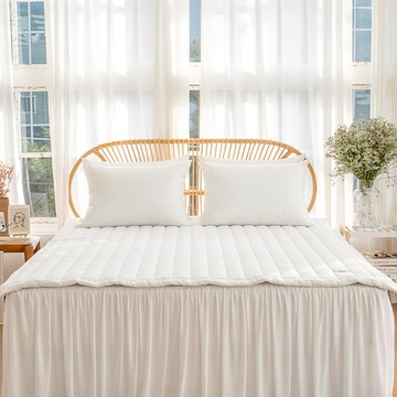 yesbedding 韓國製 純淨優質有機棉 床墊  白色  150x200cm