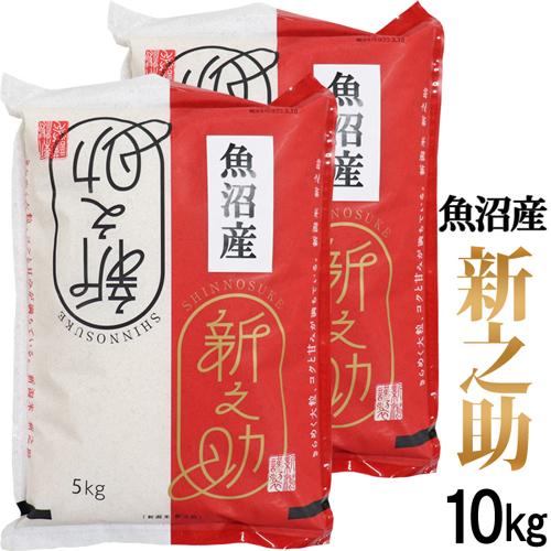 お米 米 魚沼産 新之助 10kg(5kg×2) 令和5年産 白米 精米 産地直送米 1等米 新潟最高ブランド  精米日新しいです 低温倉庫管理米