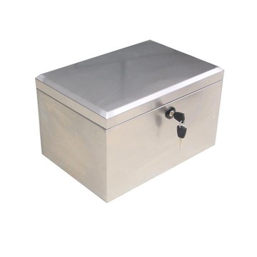 不鏽鋼工具箱 摩托車后備箱大號加厚不銹鋼儲物工具箱收納箱電動踏板車尾箱『XY11860』