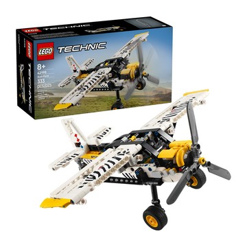 LEGO樂高 42198 Technic 荒野飛機 333片積木組 科技系列模型玩具  1盒