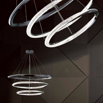 現代風三色變光吊燈 01-20061