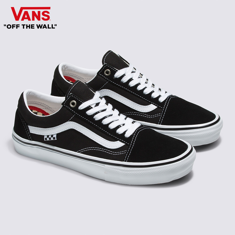 Vans Skate Old Skool 男女款黑白色專業滑板鞋