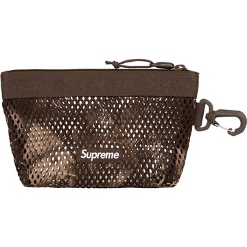 SUPREME 25SS MESH MINI POUCH 網眼 錢包 零錢包 收納包 (叢林迷彩)