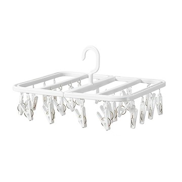 上手家居 可疊加曬襪架  33 x 20 x 2.5cm  白色