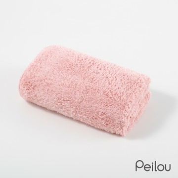 貝柔 Peilou - 超強十倍吸水超細纖維抗菌大毛巾/枕巾-玫瑰粉 (50x90cm)