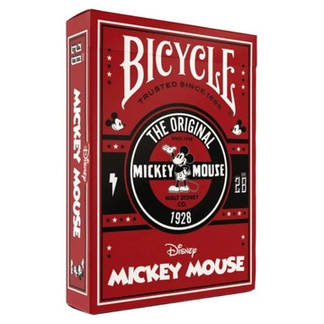 BICYCLE 撲克牌 Playing Cards  迪士尼經典米奇 紅色  1個