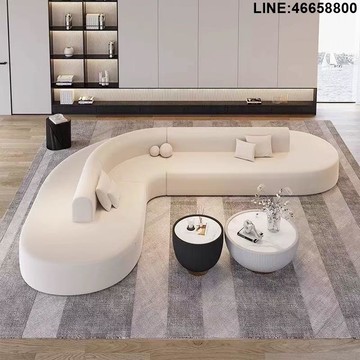 免運 開立發票 沙發 辦公樓酒店大堂沙發異形轉角L形沙發美容院休息區現代風休閑沙發