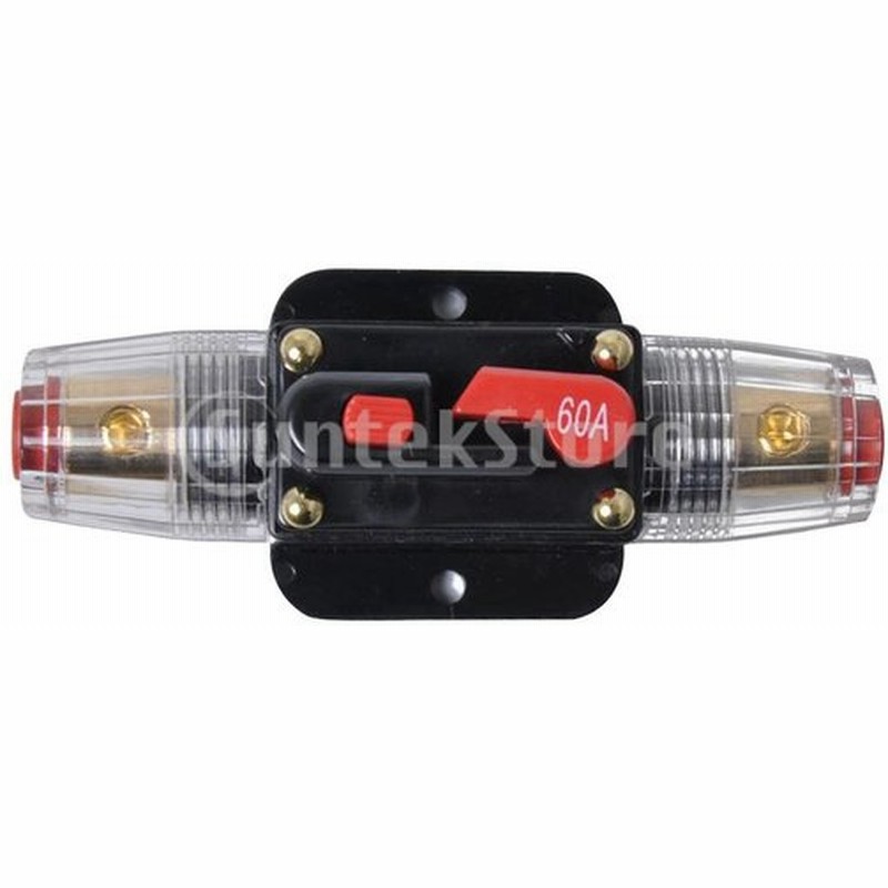 60aインラインdcサーキットブレーカ手動リセットステレオ オーディオ 車 Rvヒューズホルダー 通販 Lineポイント最大0 5 Get Lineショッピング