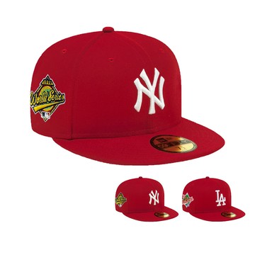 NEW ERA 59FIFTY 5950 獨家訂製 世界大賽 道奇 洋基 紅色 全封帽 全尺寸 ⫷ScrewCap⫸