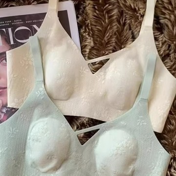 薄款內衣 提花蕾絲內衣 透氣內衣女 大胸顯小 顯瘦內衣 無鋼圈內衣 上託內衣 收副乳內衣 少女文胸罩 上託內衣