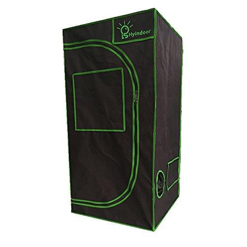 Amazon.co.jp: Hyindoor 80*80*160cm 室内水耕栽培 植物育成 グロウボックス 安全遮光なグロウテント 温室 :  DIY・工具・ガーデン