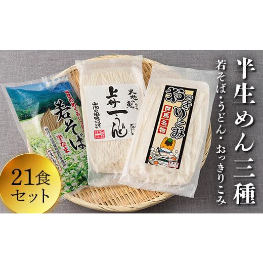 ふるさと納税 群馬県 富岡市 そば・うどん (半生) 詰め合わせ