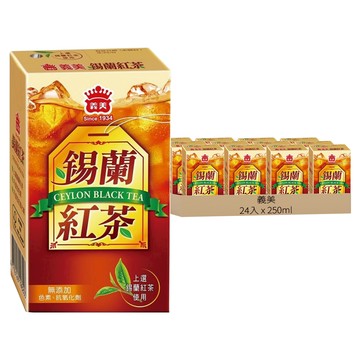 義美 錫蘭紅茶  250ml  24入