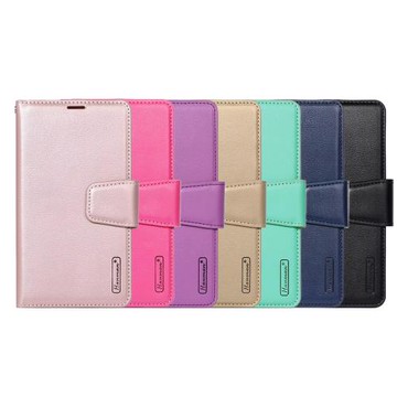 Hanman 韓曼 Samsung S24 柔軟羊皮觸感皮套 多卡層 防滑內襯可多角度調節支架手機殼/保護套