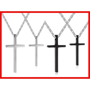《316小舖》今天特價【E482】(優質鈦鋼情侶項鏈-時尚細緻十架情侶對鍊/男項鍊/女項鍊/十字架項鏈/十字項鍊/項鏈)