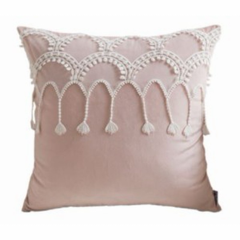 クッションカバー レース模様 優しい色合い ロマンチック ガーリー風 ピンク 通販 Lineポイント最大1 0 Get Lineショッピング