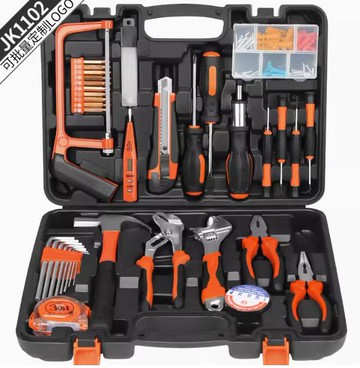 家用五金工具箱套裝多功能家庭常用維修我的萬能工具組套全套大全
