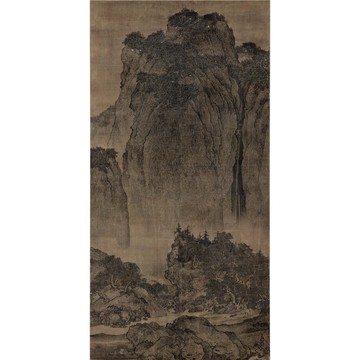【 中式海報・Chinese Poster 】范寬・谿山行旅圖