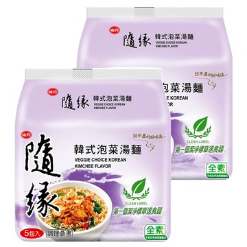 味丹 隨緣 韓式泡菜湯麵 75g  10包
