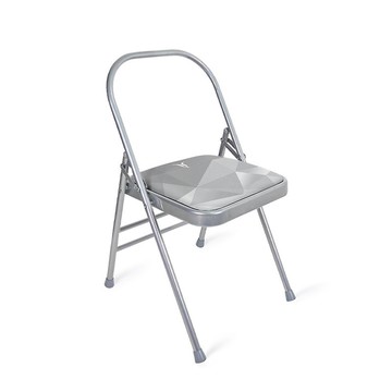 【NAMASTE】Isuey 蜂巢網透氣防滑瑜珈椅 - Gray 鐵灰