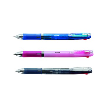 ZEBRA 斑馬牌 細長4色原子筆組 0.7mm 輕盈纖細 顏色隨機 (3入)  1組