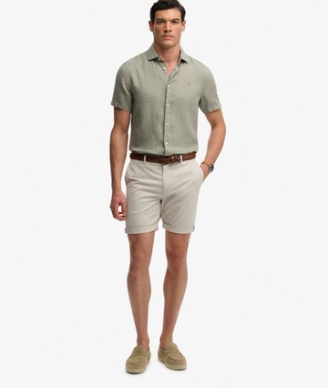 Superdry Men's Premium Regular Chino Shorts Grey Size: 30
