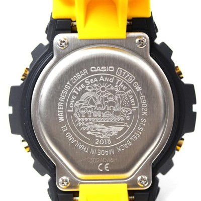 CASIO カシオ G-SHOCK イルカクジラ 電波 腕時計 ソーラー ブラック イエロー GW-6902K-9JR メンズ 中古 美品 |  LINEショッピング