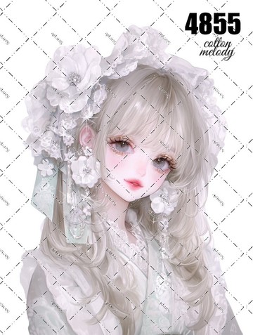 original sticker no.4855 人物貼紙 原創貼紙 原創人物貼紙 裝飾貼紙 cotton melody