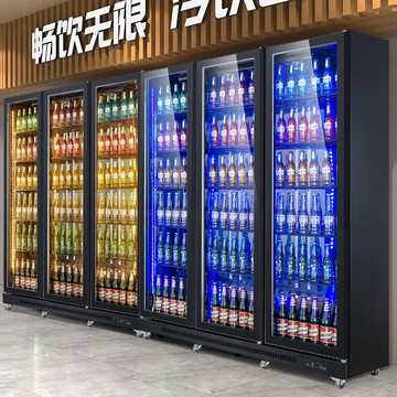 【可開發票】冬九壹啤酒柜便利店飲料柜酒水展示柜網紅酒柜保鮮冷柜冷藏展示柜