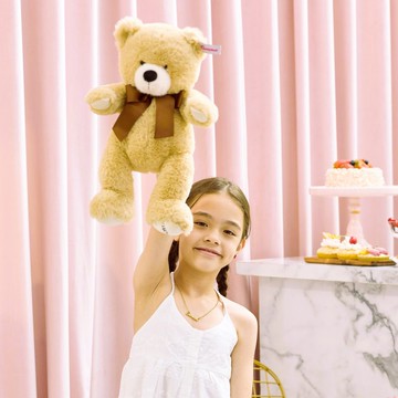 Candy Bear 愛喝咖啡的小咖啡麻糬熊 40cm 卡其色