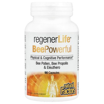 Natural Factors, RegenerLife®，BeePowerful，90 粒膠囊