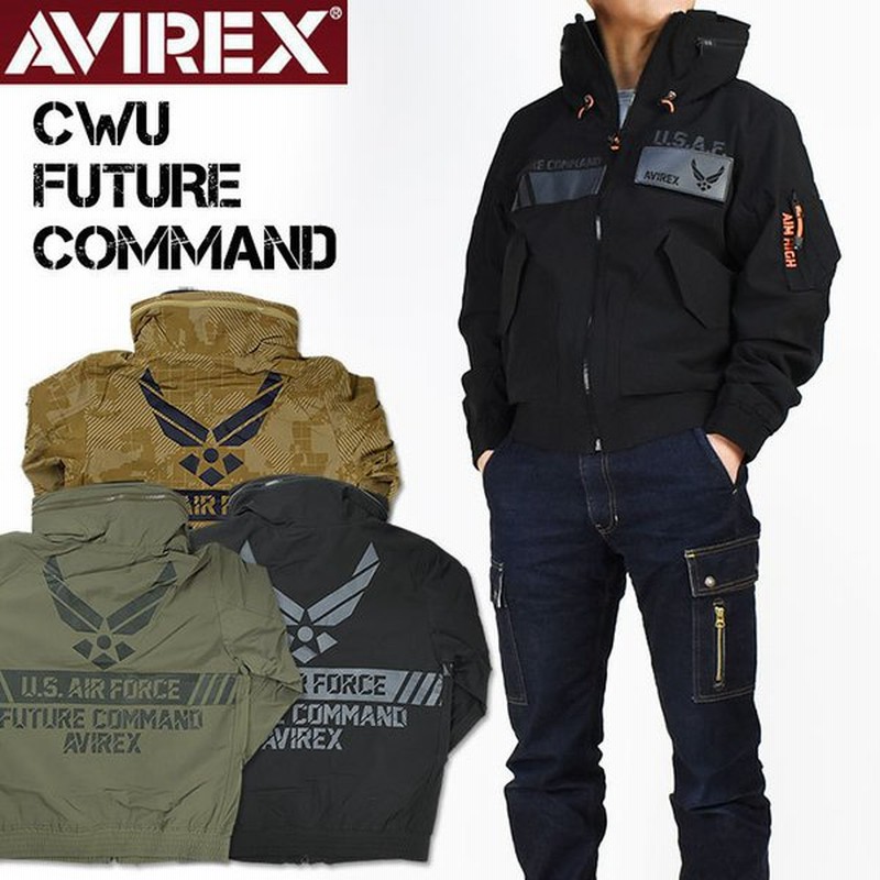 Avirex アビレックス Cwu Future Command ミリタリージャケット 春夏秋 ライトアウター メンズ 通販 Lineポイント最大get Lineショッピング