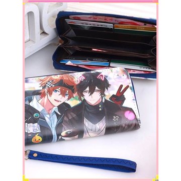 新款兒童零錢包韓版印花卡通鐘離橫款可放大鈔男童手提長款錢包