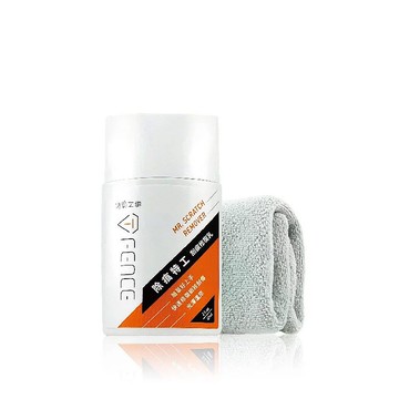 防御工事 除痕特工 車用刮痕修復乳 細痕_太陽紋 60ml 含毛巾