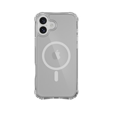 MAGEASY iPhone 16 Plus Atoms M 超軍規防摔磁吸透明殼(支援MagSafe)