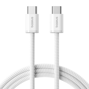 廠出 TypeC 靈動4系列 Type-C to Type-C 100W 快充傳輸線-皓月白/1M
