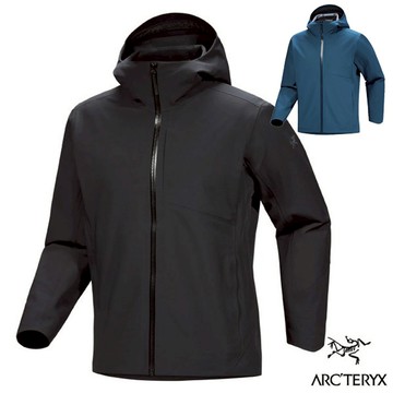 【ARCTERYX 始祖鳥】男 Sawyer 連帽防風保暖軟殼外套.夾克.風衣.機車外套/ X000009894