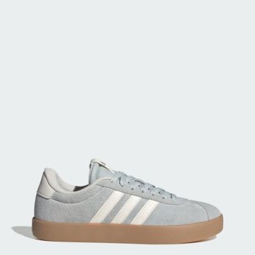 Adidas 愛迪達 Vl Court 3.0 [JP7539] 男女 運動休閒鞋 復古 麂皮 舒適 灰 白