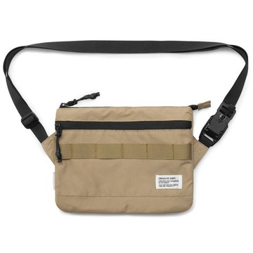 FILTER017 60/40 DOUBLE SACOCHO BAG 機能雙層 肩背袋 / 側背包 (卡其色)