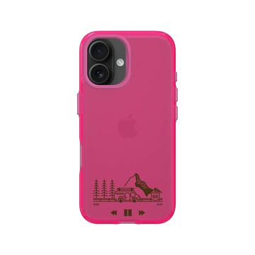 iPhone 16 Clear 粉漾桃 - Nature Explorers 自然探索指南 - 在路上